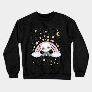 cute panda Crewneck Sweatshirt